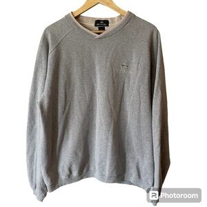ANTIGUA Grey Pullover Sweatshirt